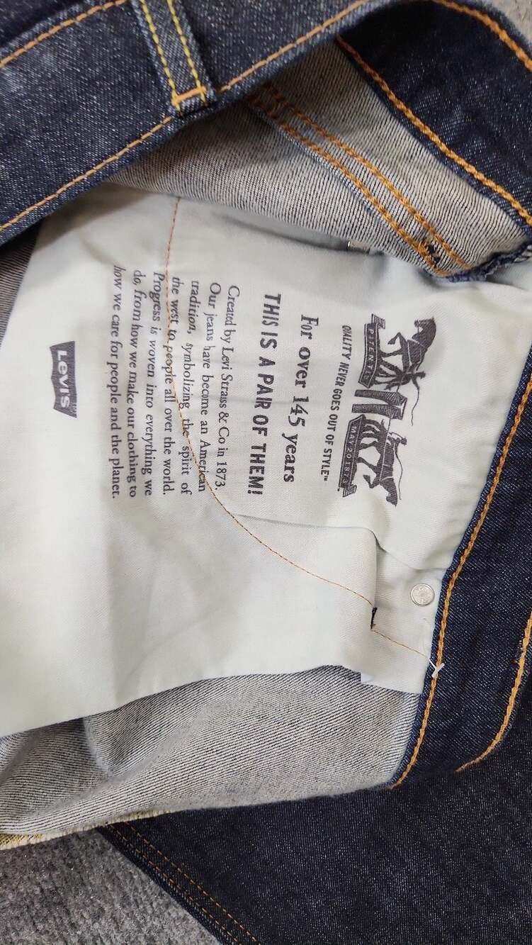 Levi's Men's 541 Athletic Taper Fit Jean Rigid 48W x 32L 045110342 - Picture 3 of 6